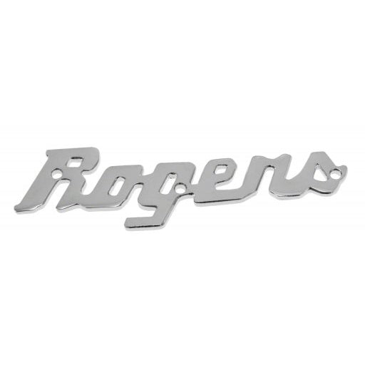 Rogers Script Logo - Chrome