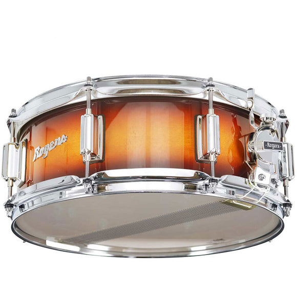 Rogers PowerTone Series Wood Shell Snare Drum in Sunburst Lacquer - 14 x 5