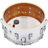 Rogers SuperTen Wood Series Snare Drum in White Marine Pearl Finish - 14 x 5"