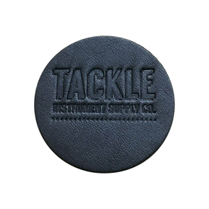 Tackle Leather Bass Drum Beater Patch - Black