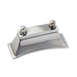 Die Cast Snare Drum Strainer Butt Plate - Chrome