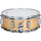 Rogers PowerTone Series Wood Shell Snare Drum in Satin Natural - 14 x 5"