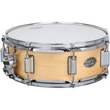 Rogers PowerTone Series Wood Shell Snare Drum in Satin Natural - 14 x 5"
