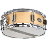 Rogers PowerTone Series Wood Shell Snare Drum in Satin Natural - 14 x 5"