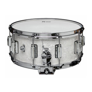 Rogers Dyna-Sonic White Marine Pearl Snare Drum - 14 x 6.5"