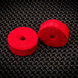 Tuner Fish Cymbal Felts Red - 10 Pack
