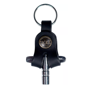 Tackle Leather Drum Key Case with Key - Black