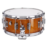 Rogers Tower Series Wood Shell Snare Drum in Satin Fruitwood Stain - 14 x 6.5"