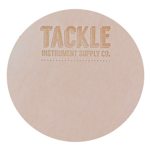 Tackle Leather Bass Drum Beater Patch Large - Natural