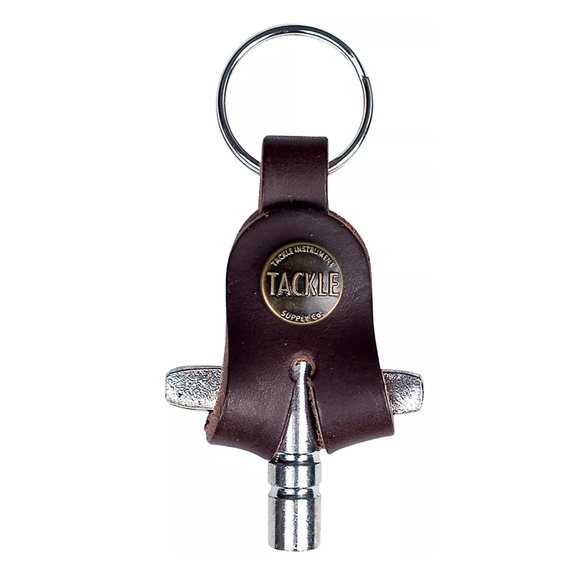 Tackle Leather Drum Key Case with Key - Walnut